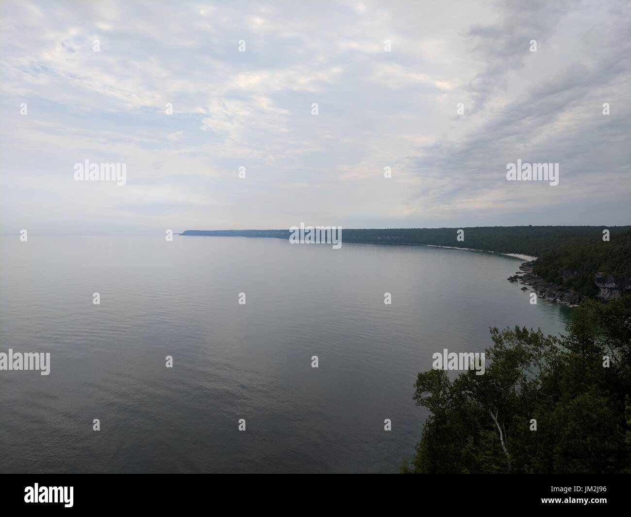 Lago Huron, Bruce Peninsula Park (Ontario, Canada) Foto Stock