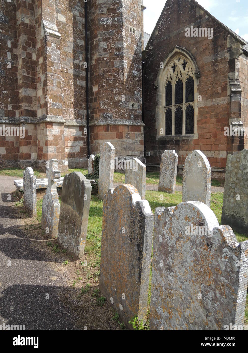 Lympstone, Devon, la Chiesa Parrocchiale e il cimitero Foto Stock