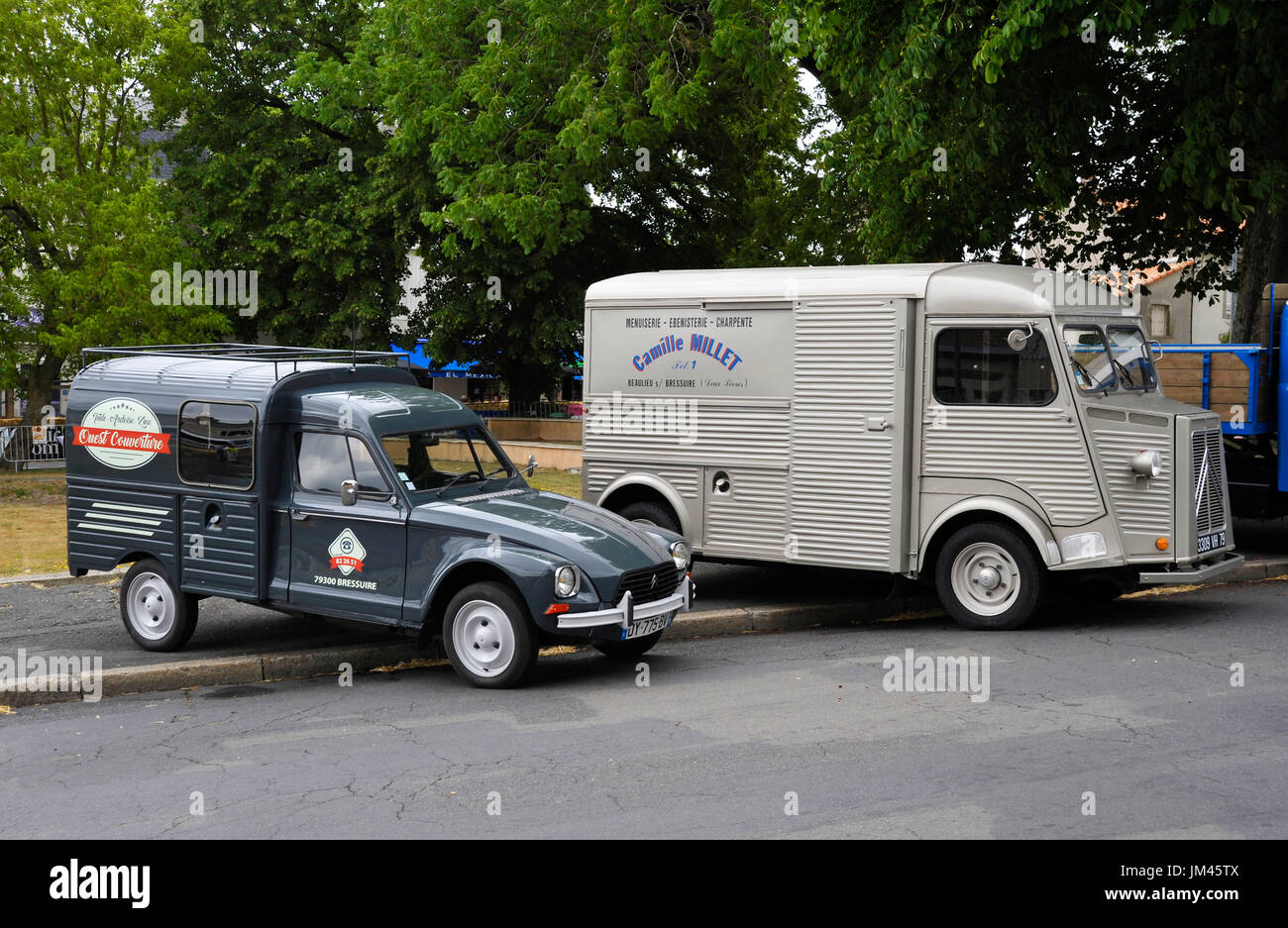 Classic furgoni Citroen Foto Stock