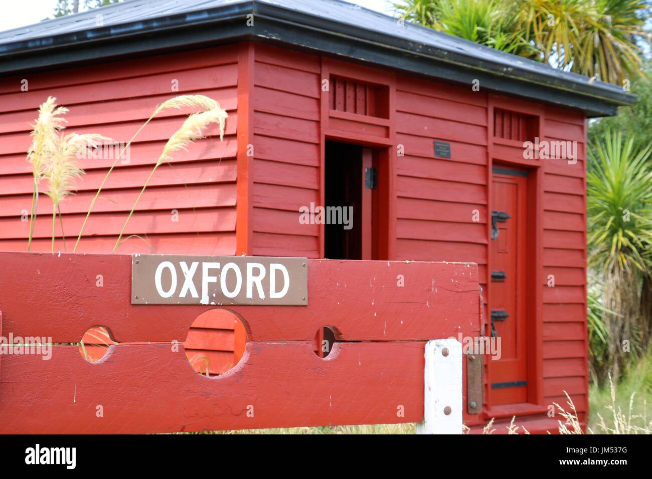 Vecchia Prigione di edificio in Oxford, Nuova Zelanda Foto Stock