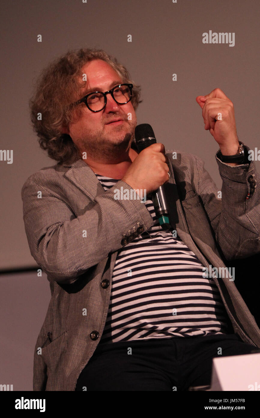 24 giugno 2017, Czech film del regista Jan Hřebejk colloqui durante una masterclass presso l'Art Film Fest, Kosice, la Slovacchia. Foto Stock