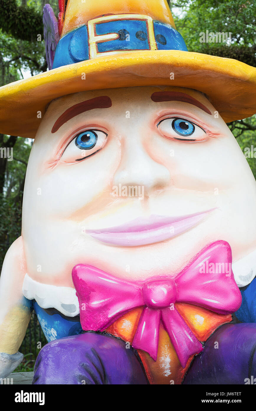 Humpty Dumpty presso il parco della città di New Orleans Foto Stock
