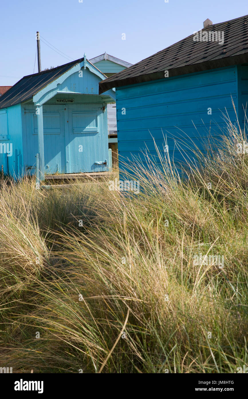 Mostra immagine: Spiaggia capanne presso Old Hunstanton, Norfolk © Julian Wyth. Tutti i diritti riservati. Nessun uso non autorizzato. Foto Stock