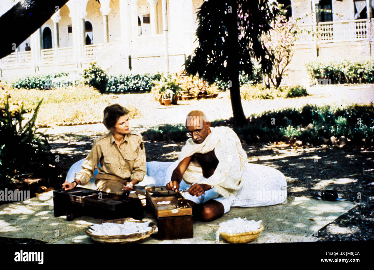 Ben Kingsley, Candice Bergen, Gandhi, 1982 Foto Stock