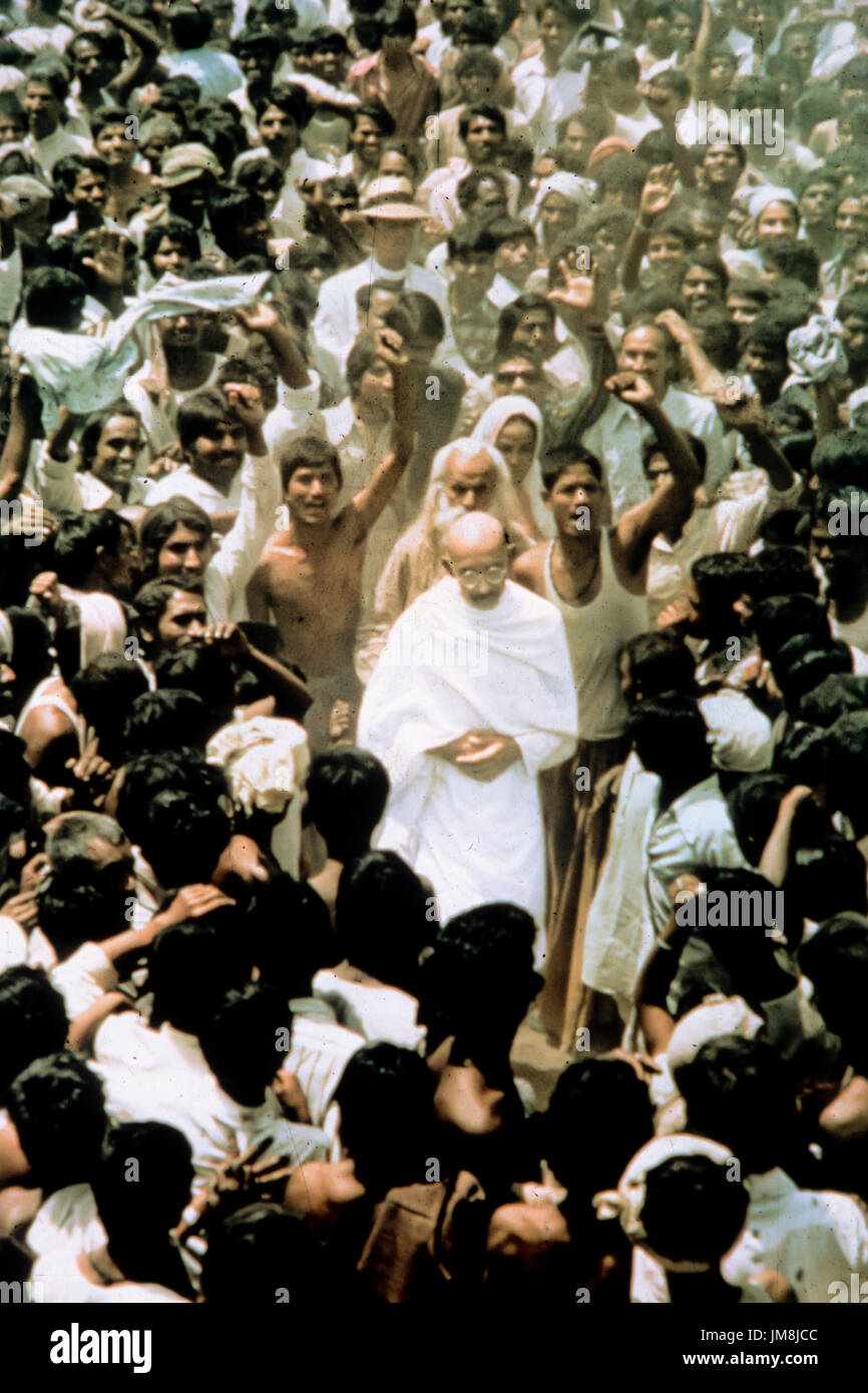 Ben Kingsley, Gandhi, 1982 Foto Stock