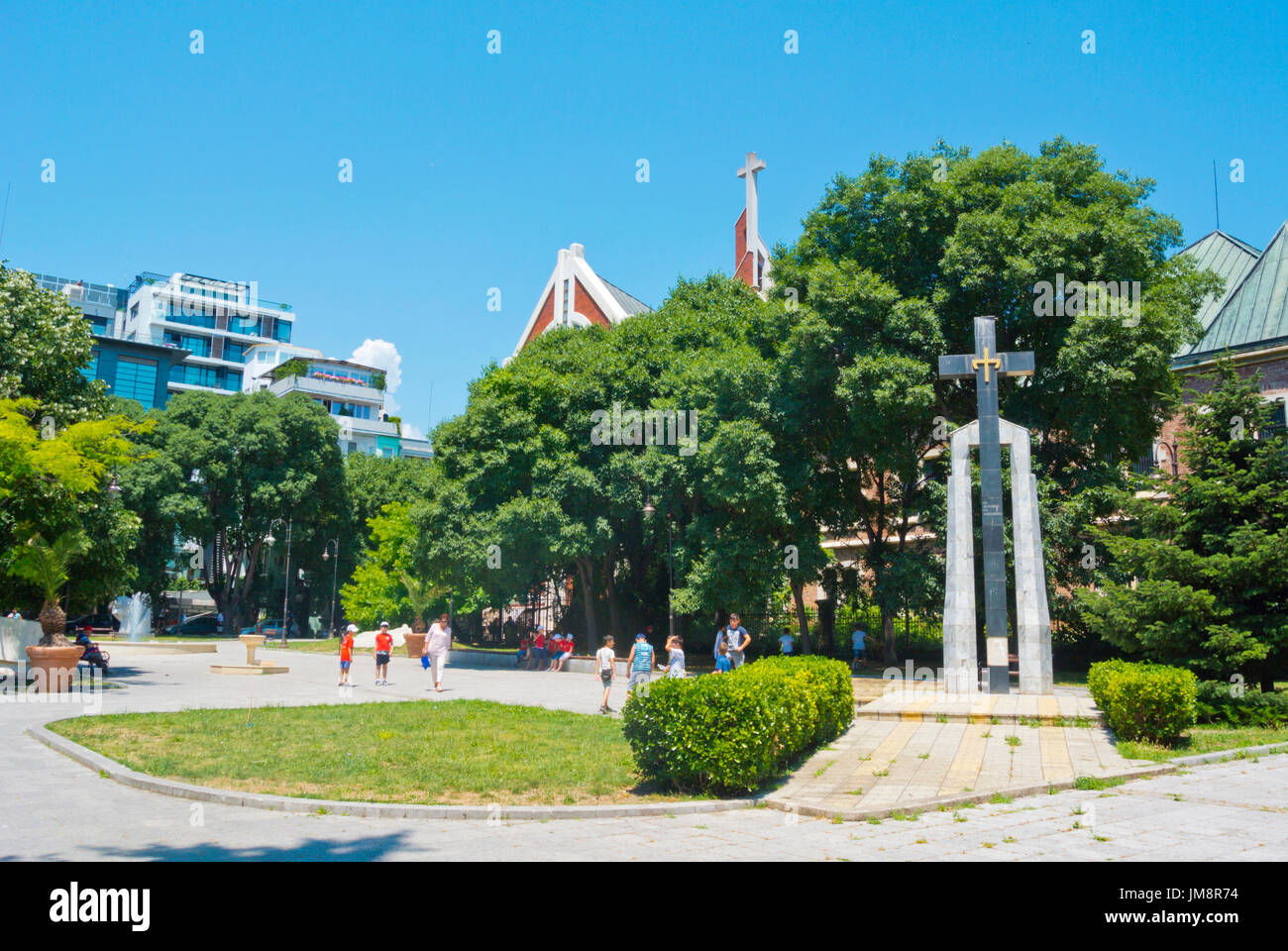 Sebastopoli, parco in Slivinitsa street, Varna, Bulgaria Foto Stock