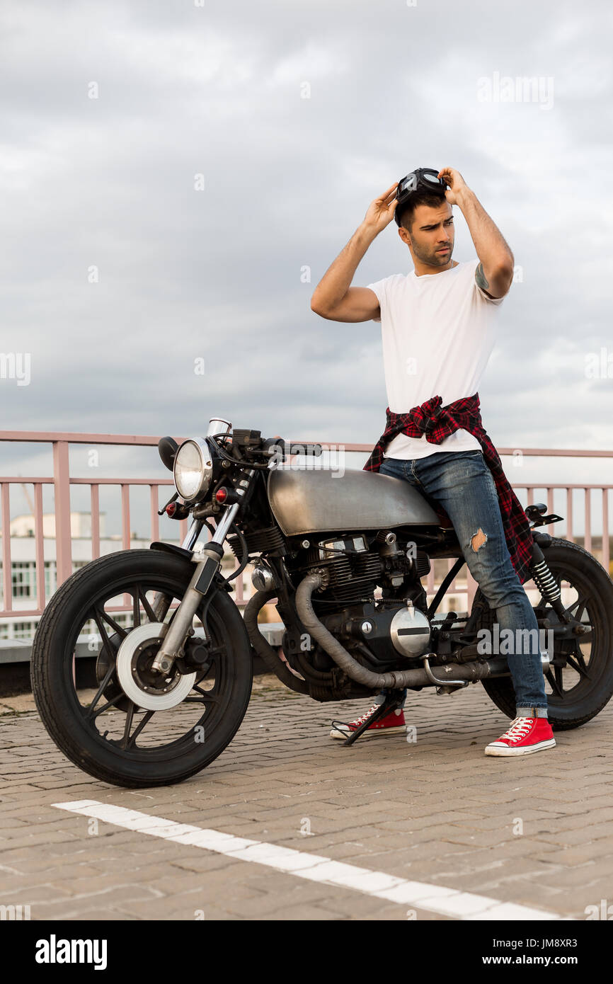 Occhiali moto shop cafe racer