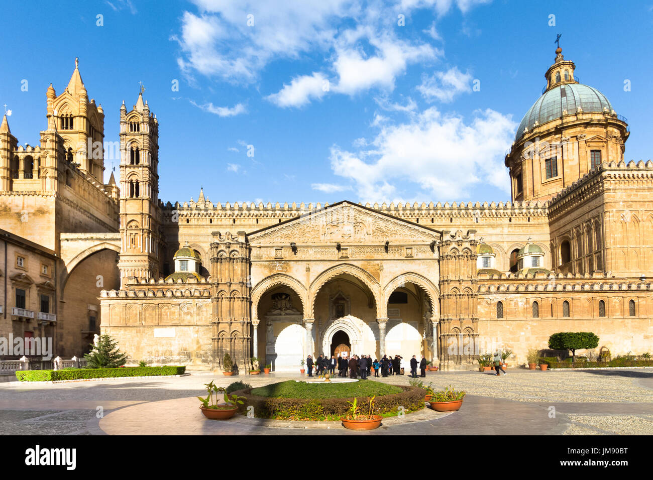 La Cattedrale di Palermo, Italia. Foto Stock