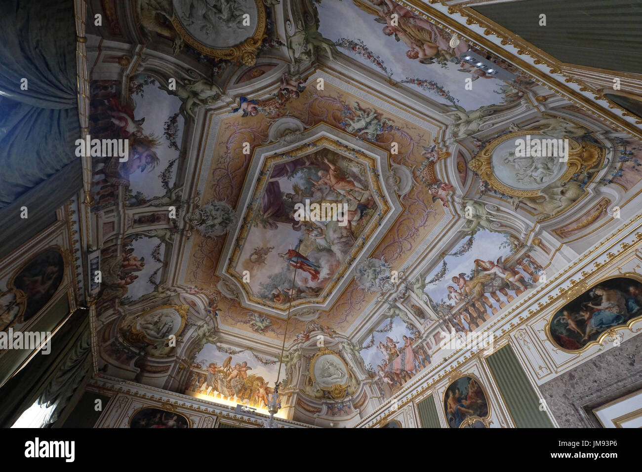 La camera di estate Palazzo Reale di Caserta (reggia di caserta),Caserta,Campania,Italia Foto Stock