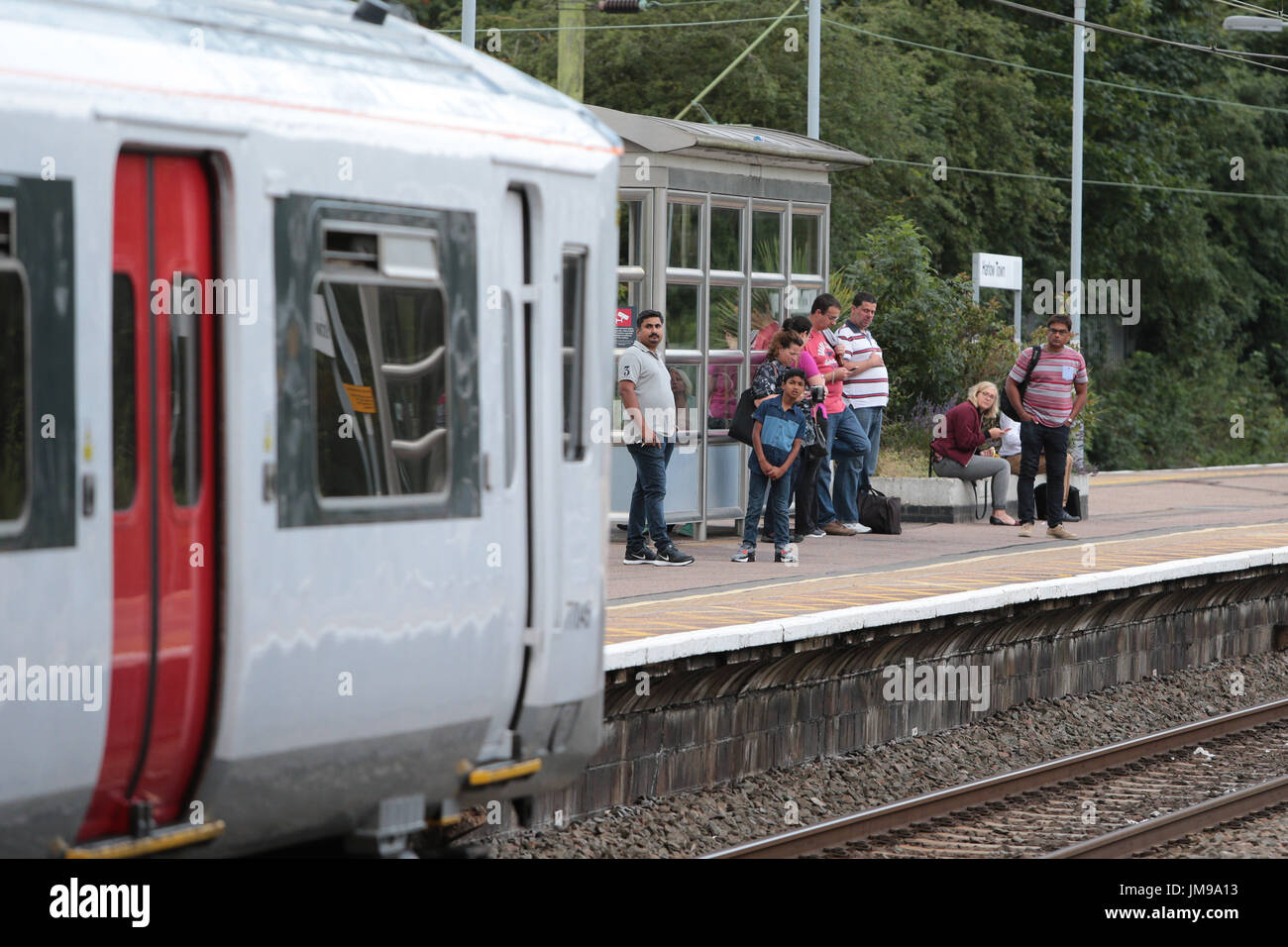 Maggiore Anglia treni Harlow Town Station Foto Stock