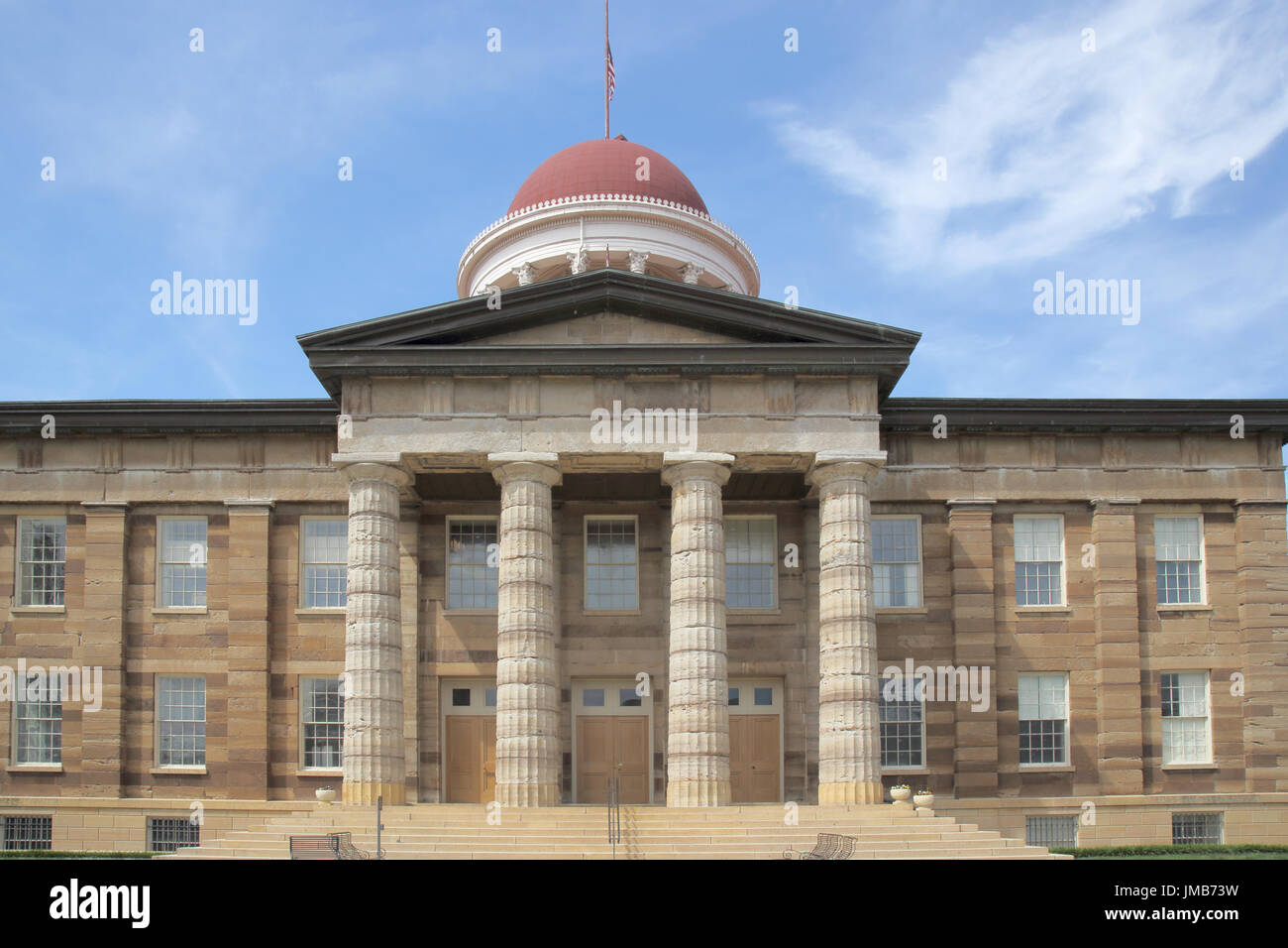 Old State Capitol Building springfield illinois Foto Stock