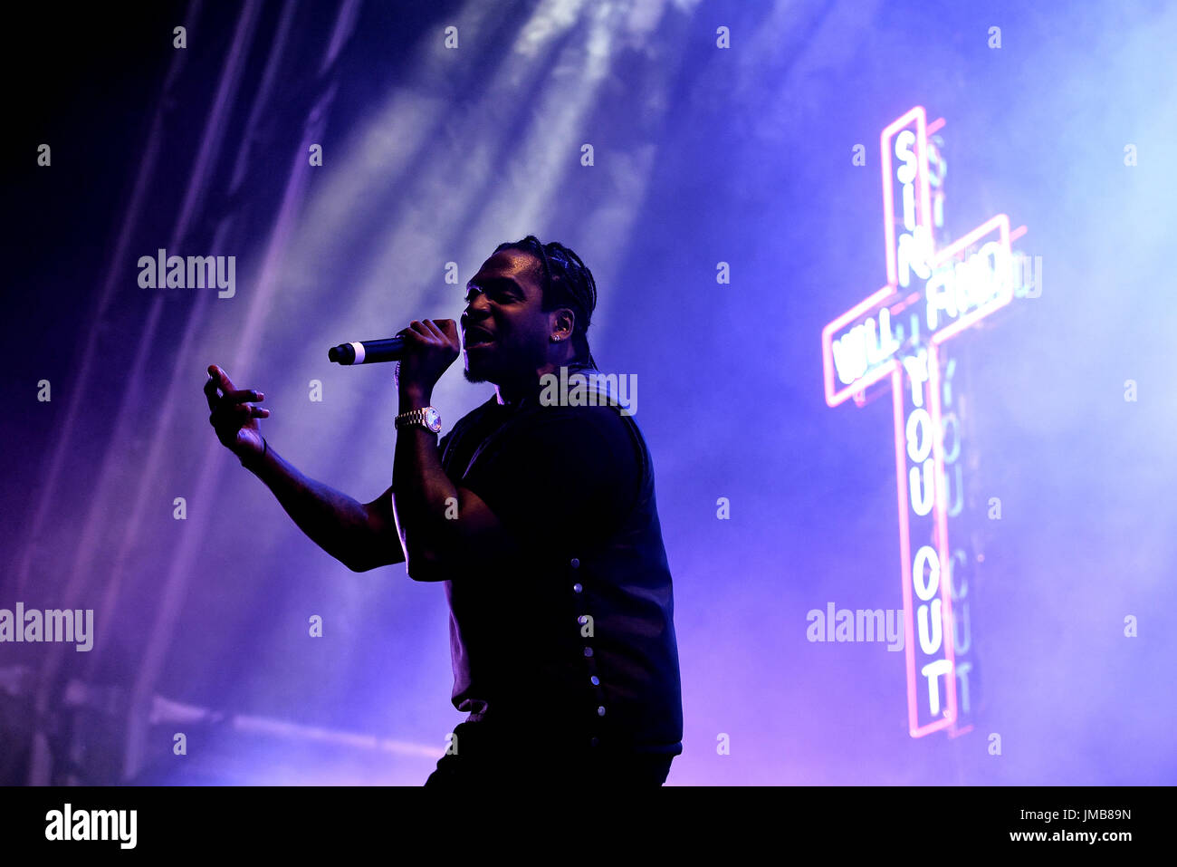 Barcellona - 4 giu: Pusha T (hip hop band) eseguire in concerto al suono di Primavera 2016 Festival il 4 giugno 2016 a Barcellona, Spagna. Foto Stock