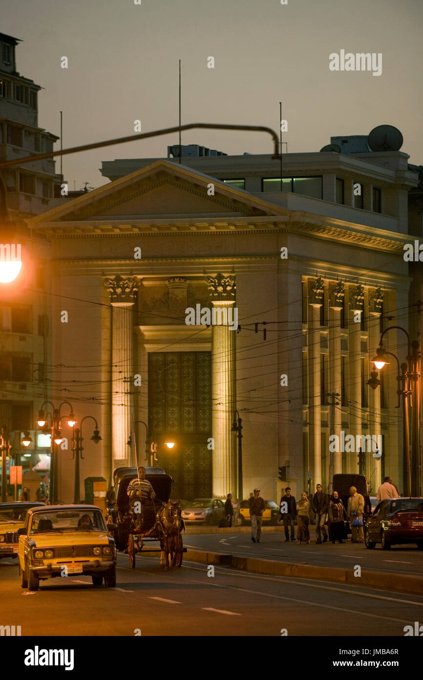Aegypten ha, Alessandria, Architektur beim Saad Zaghloul Square Foto Stock
