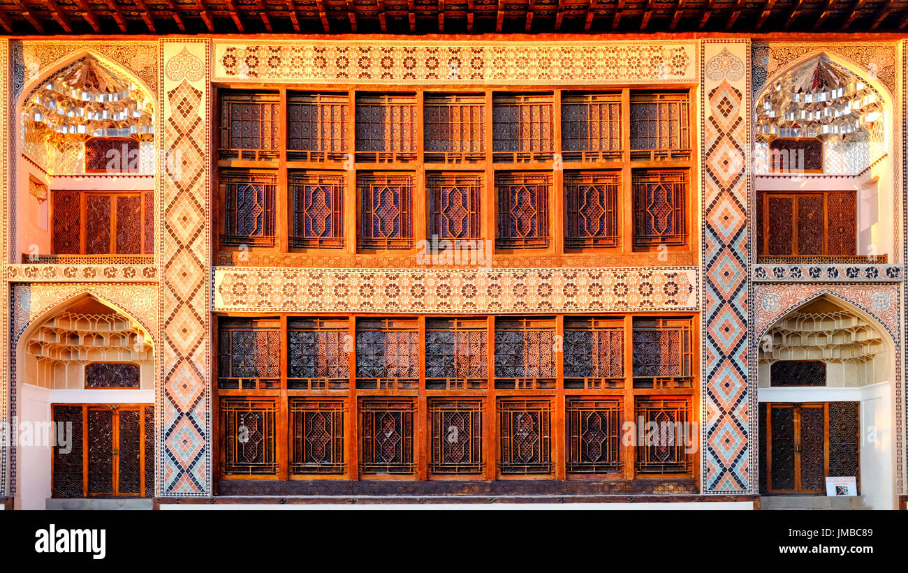 Palazzo di Sheki Khan, Sheki, Azerbaigian Foto Stock