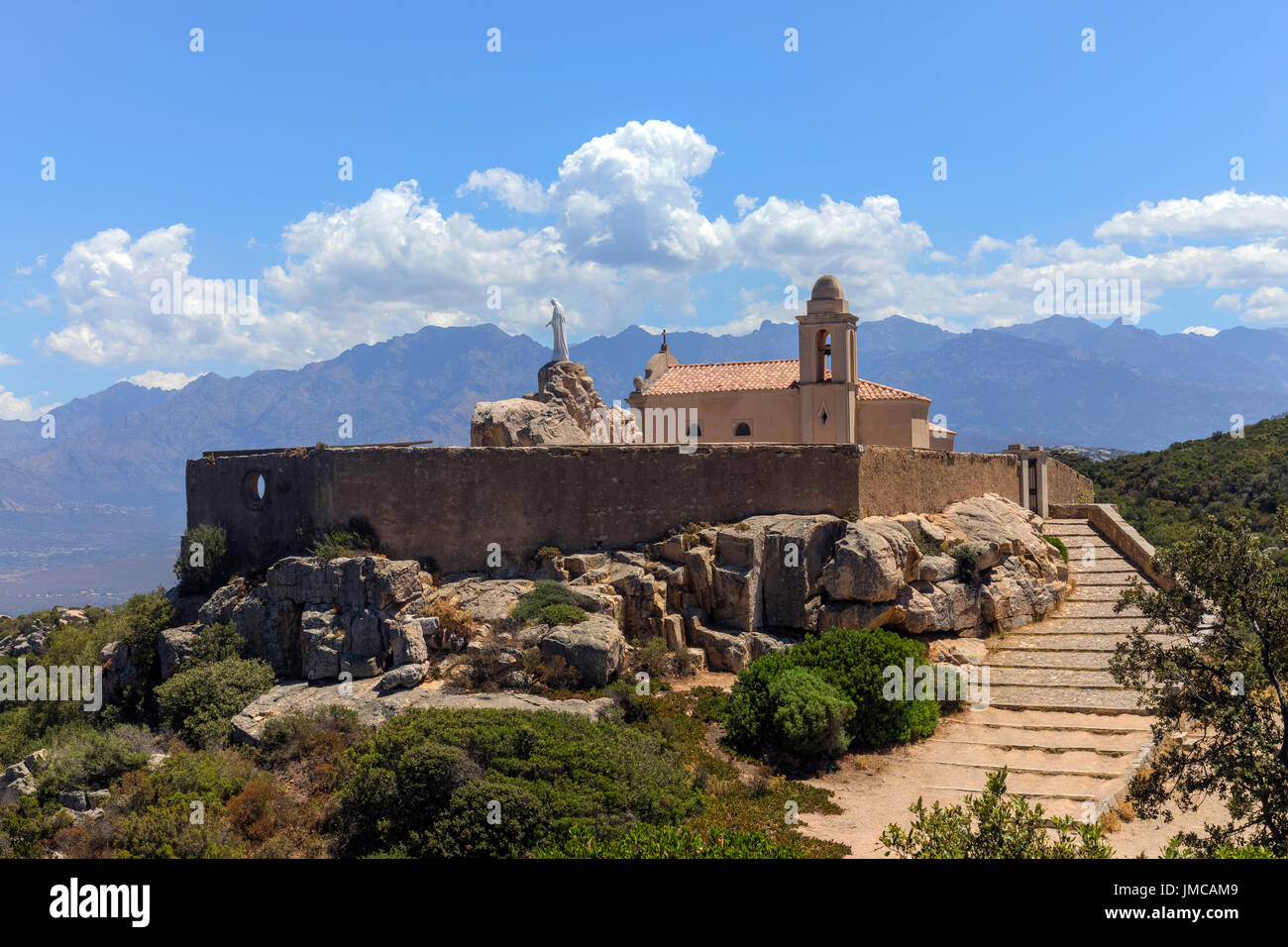 Notre Dame de la Serra, Calvi, Corsica, Francia Foto Stock