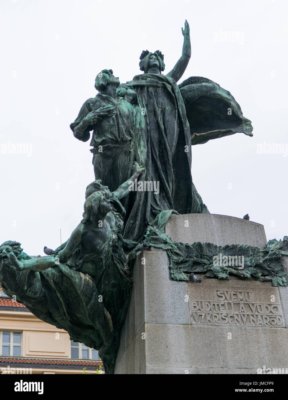 Statua di Praga - Praga, Repubblica Ceca Foto Stock