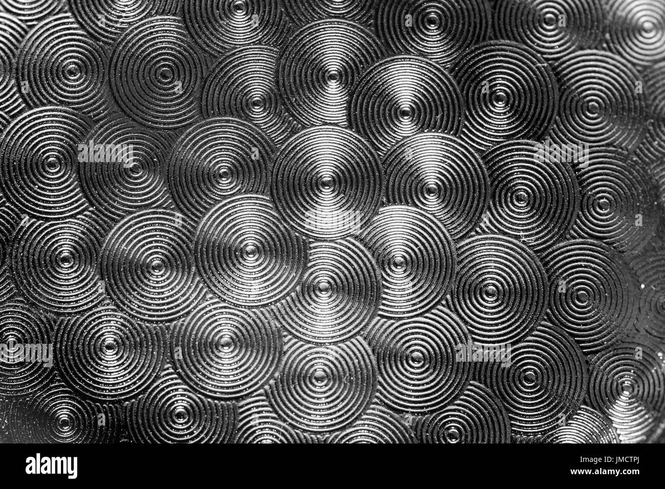 Cerchi di metallo, macro immagini di interno di orologio da tasca coperchio Foto Stock