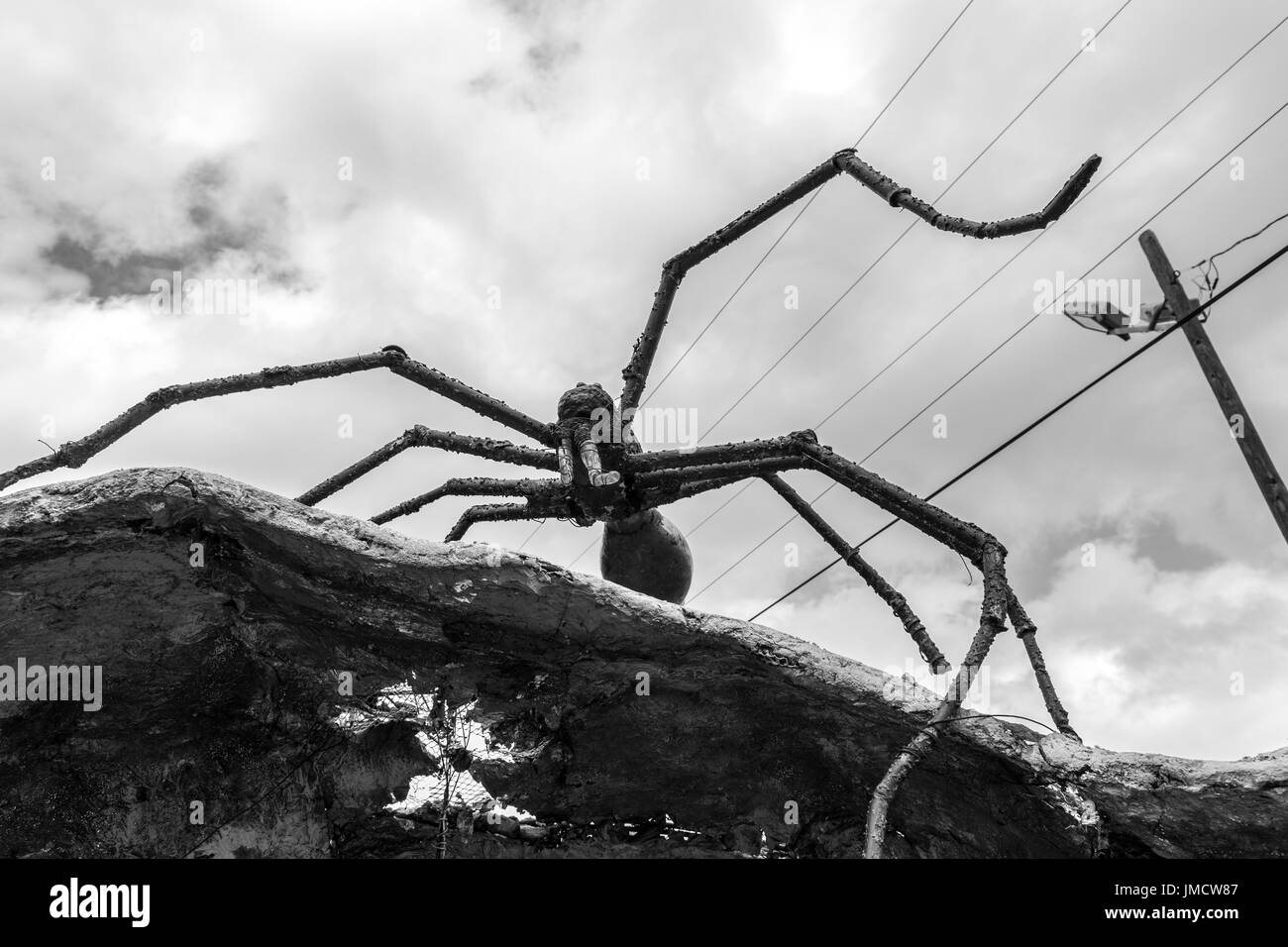 Il Ragno Gigante, arte scultura Foto Stock