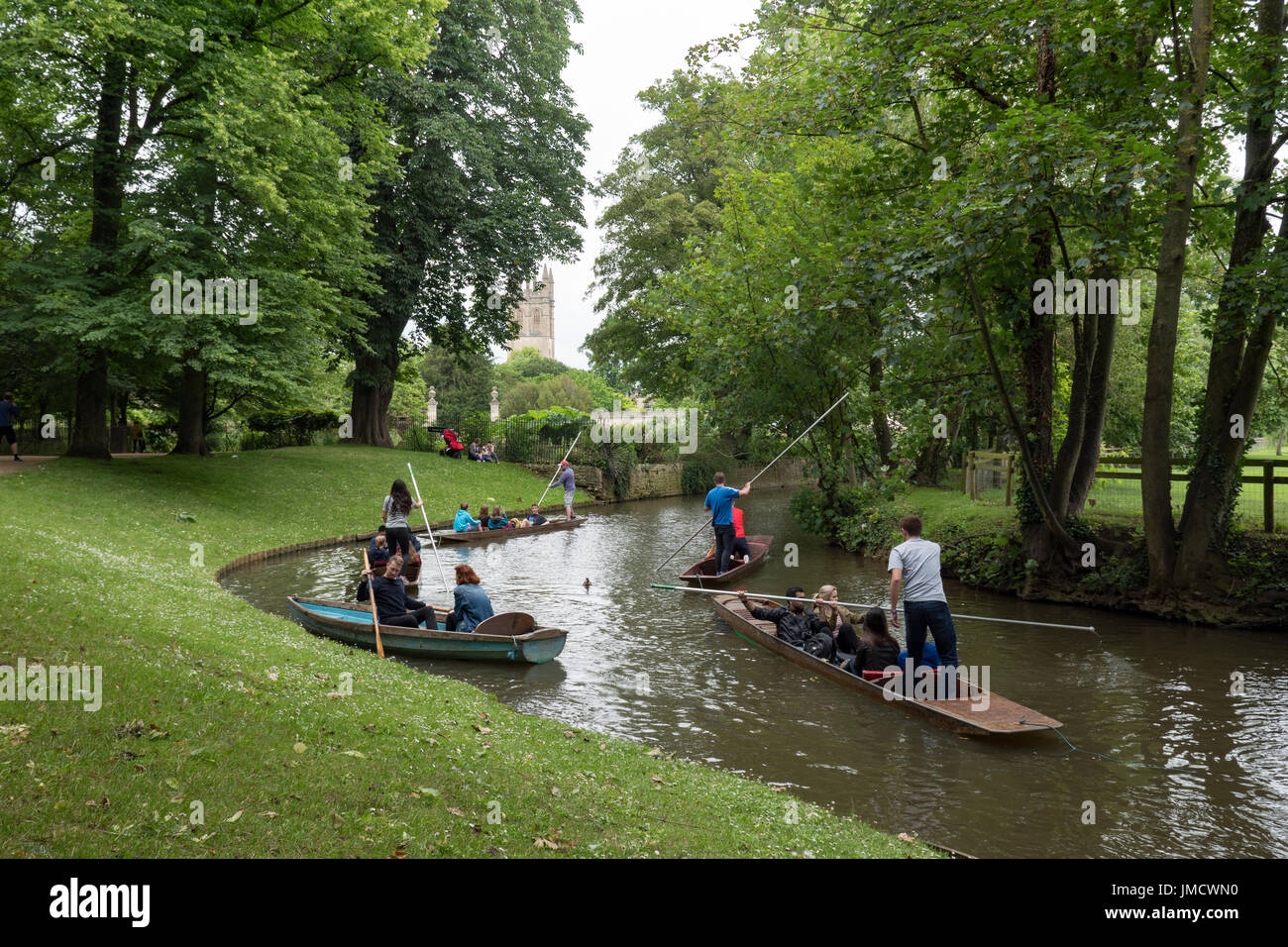 Sterline sul fiume Cherwell a Oxford, Inghilterra, Regno Unito. Foto Stock