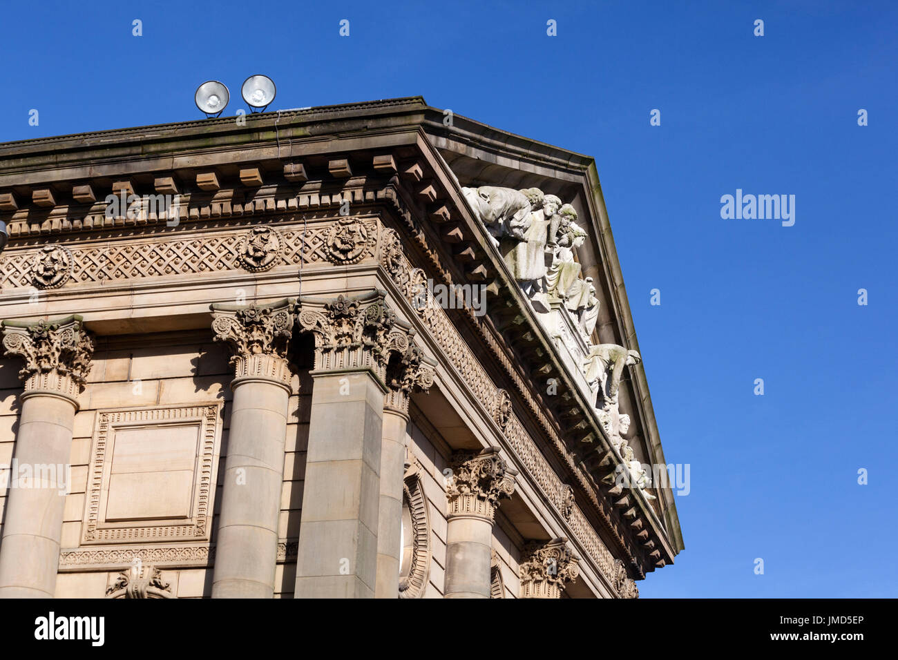 Il Municipio, Todmorden, West Yorkshire Foto Stock