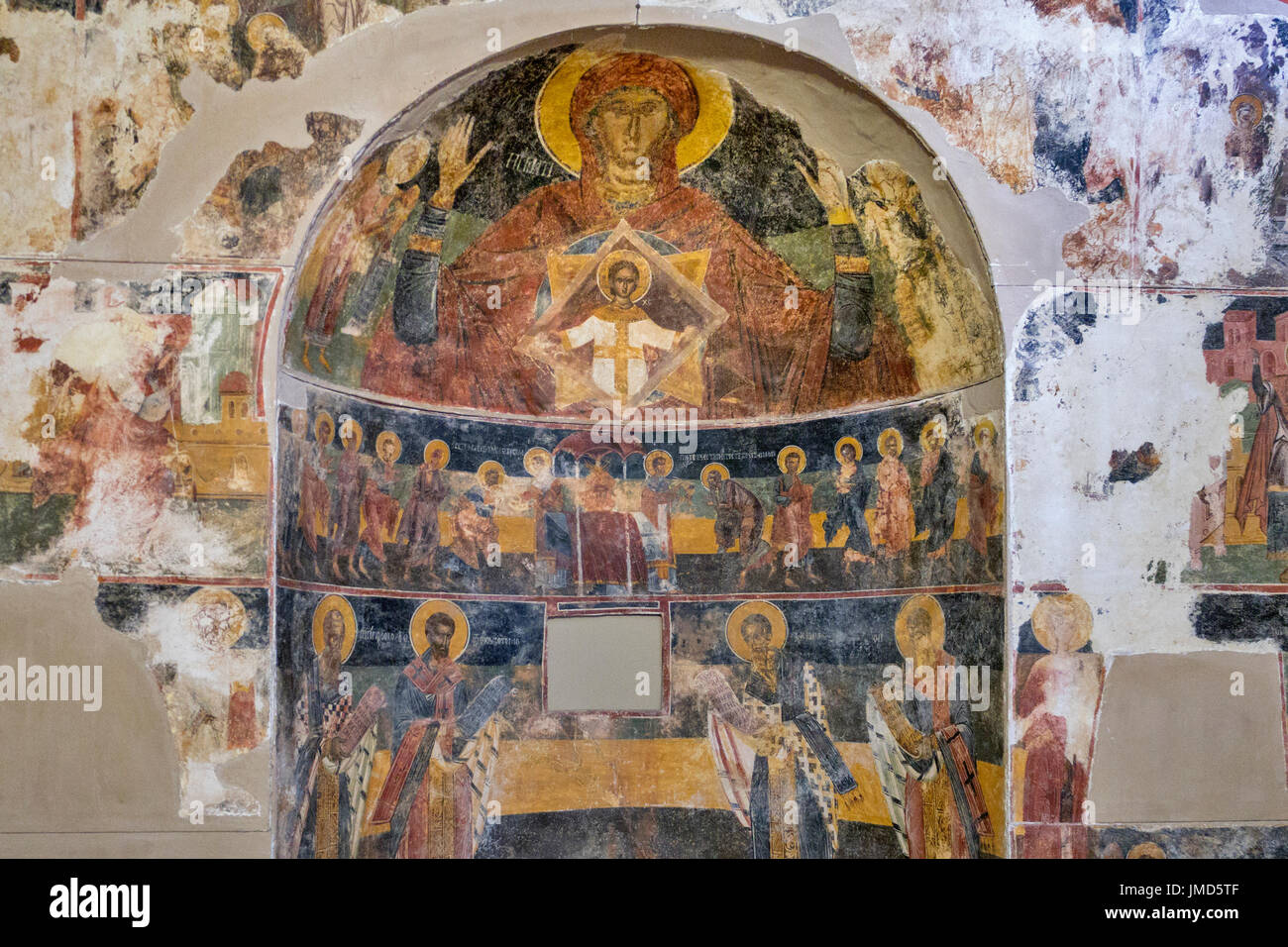 Icone dal Museo Bizantino, a Zante, l'isola di Zante, isole Ionan, Grecia Foto Stock