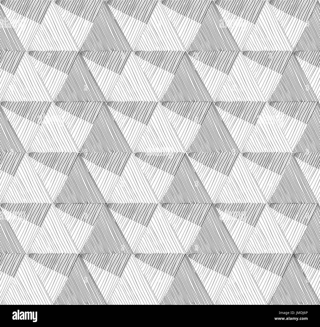 Seamless disegno geometrico. Abstract vettore sfondo a trama per scrapbook. Foto Stock