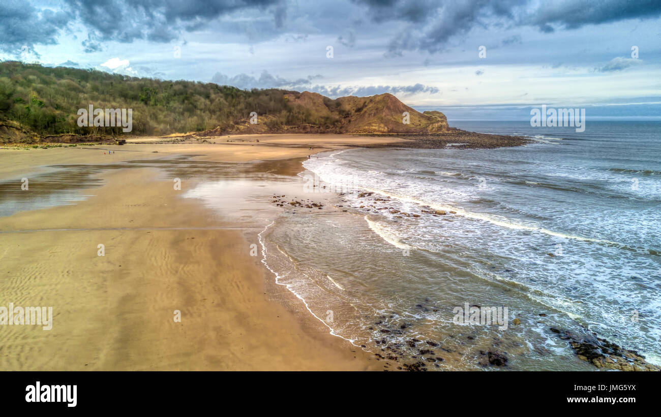 Cayton Bay North Yorkshire, Inghilterra. Foto Stock