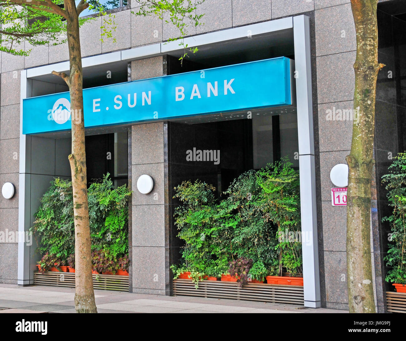 E. Sun Bank Taipei Taiwan Foto Stock