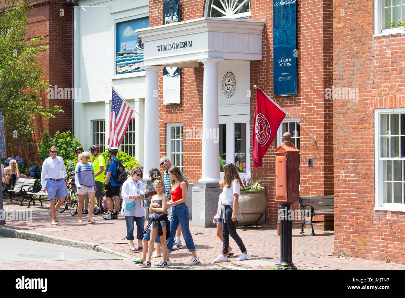 Whaling Museum, Nantucket Island, Massachusetts, STATI UNITI D'AMERICA Foto Stock