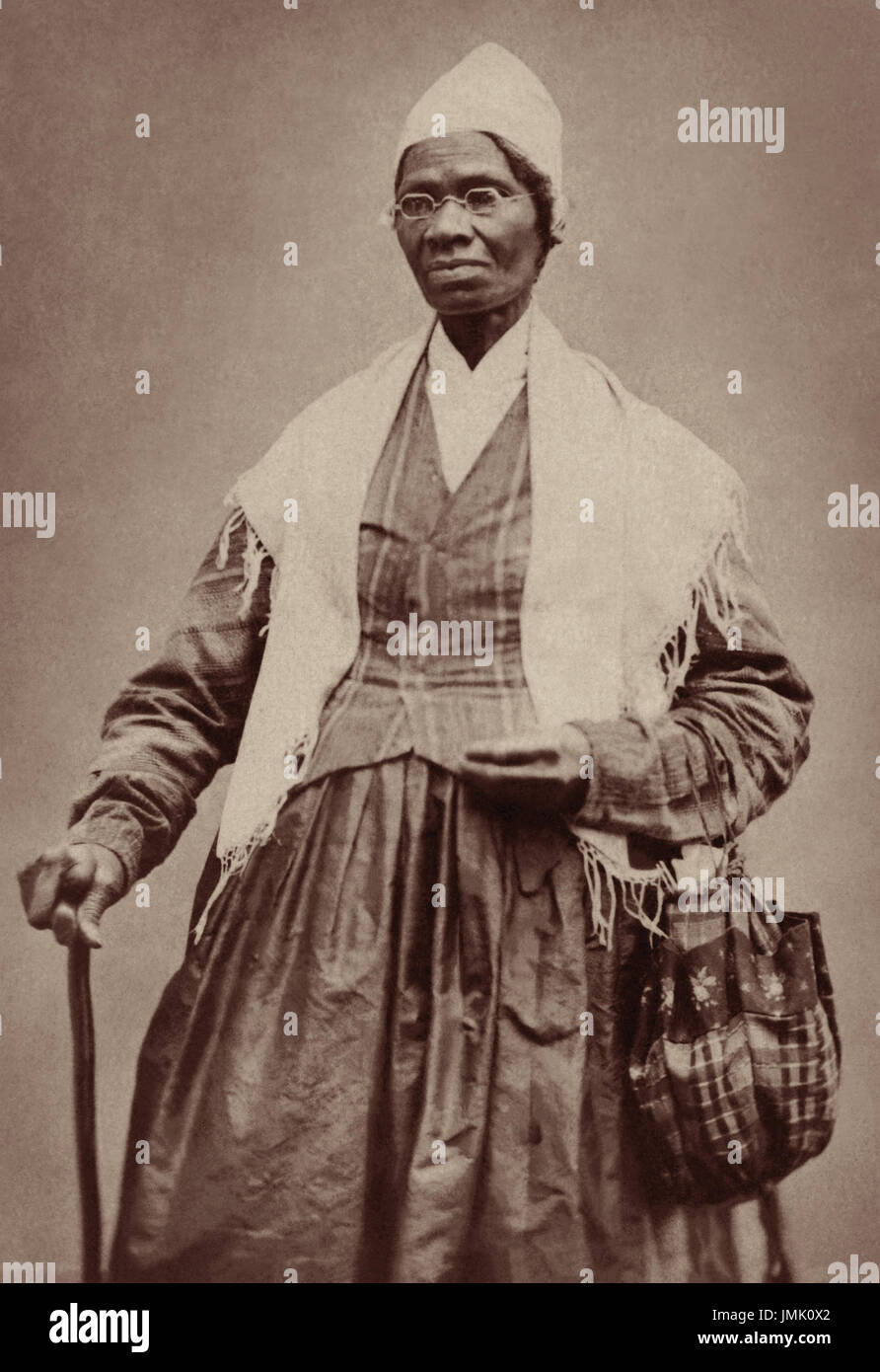 Sojourner Verità (nato Isabella "Belle") Baumfree, c1797-1883, era un afro-americano di ex-schiavi da New York che divenne un importante verità e attivista per i diritti delle donne nel XIX secolo. Foto Stock
