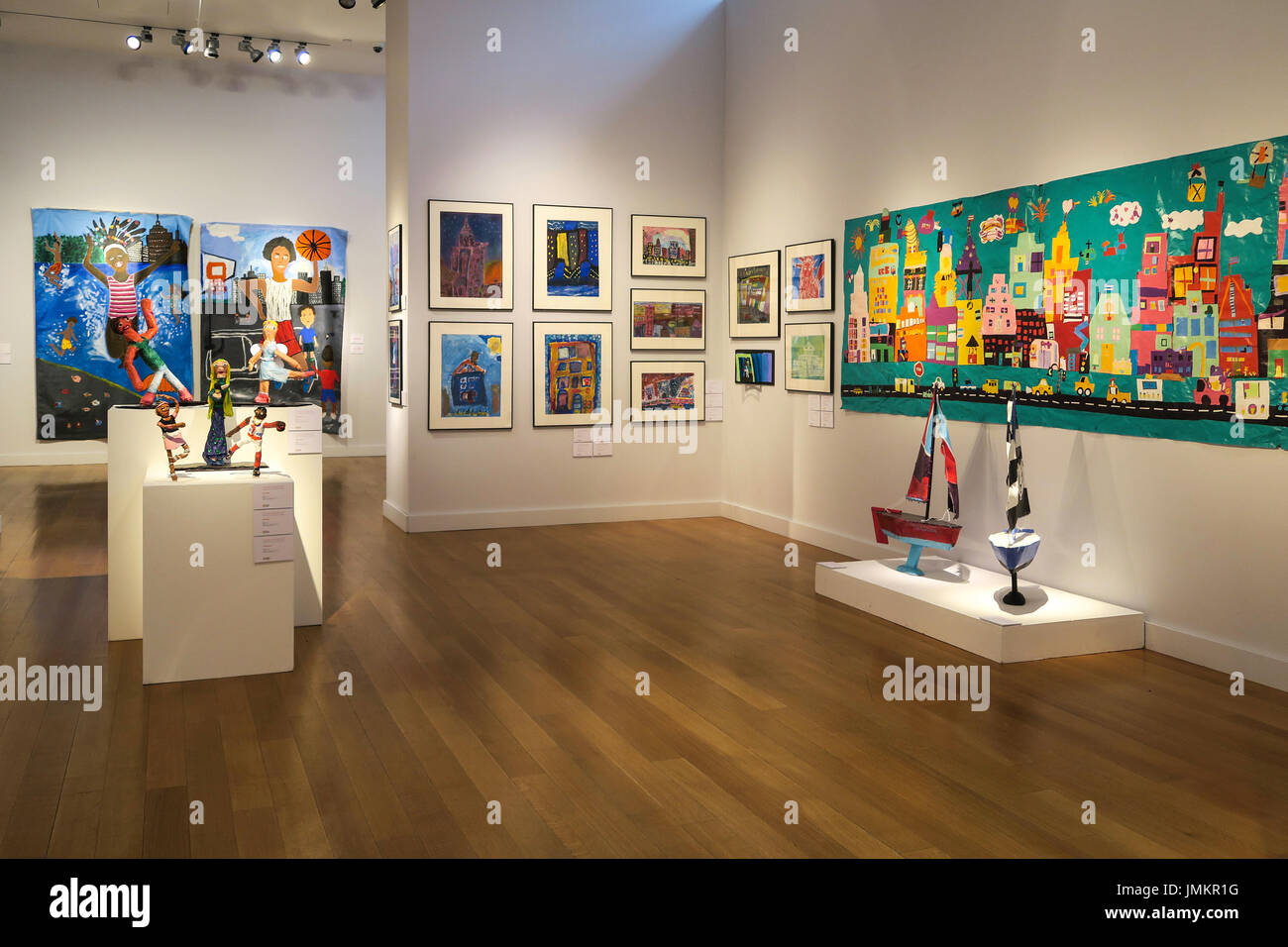 'Studio in una scuola di arte di installazione di Christie's Inc. Auction House di New York City, Stati Uniti d'America Foto Stock