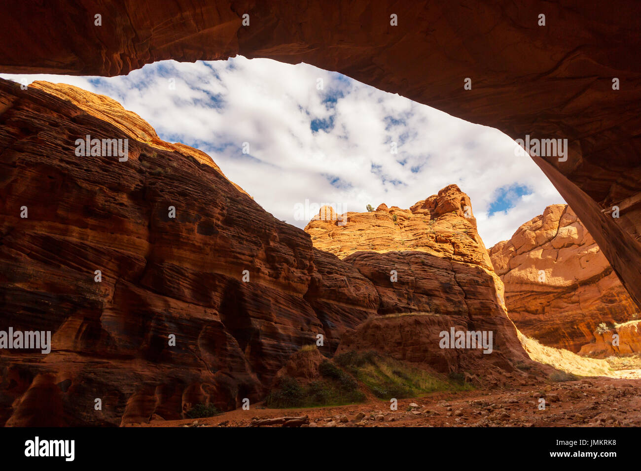 Formazioni di arenaria in Utah, Stati Uniti d'America Foto Stock
