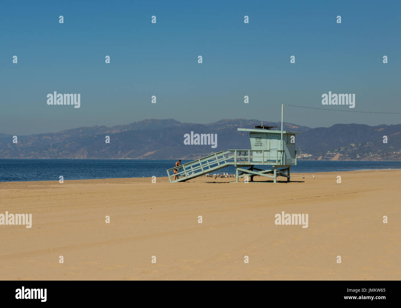 La spiaggia di Venice, California. Foto Stock