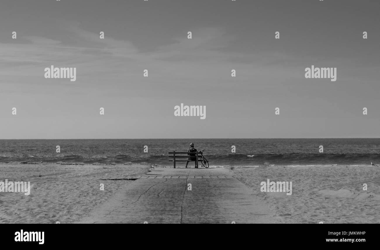 La spiaggia di Venice, California. Foto Stock