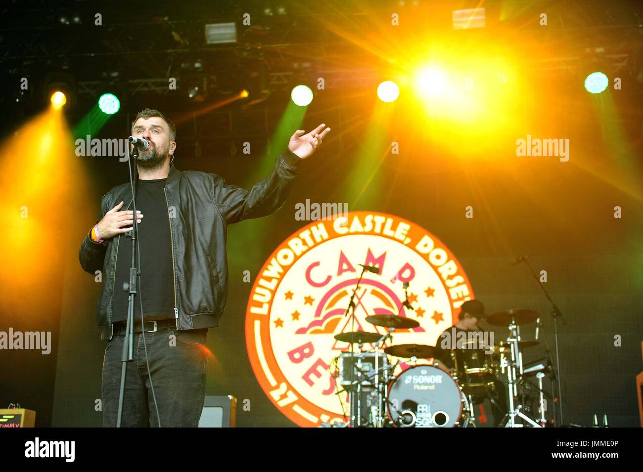 Dorset, Regno Unito. 28 Luglio, 2017. Il reverendo ed i creatori di eseguire a Camp Bestival Dorset, UK Credit: Finnbarr Webster/Alamy Live News Foto Stock