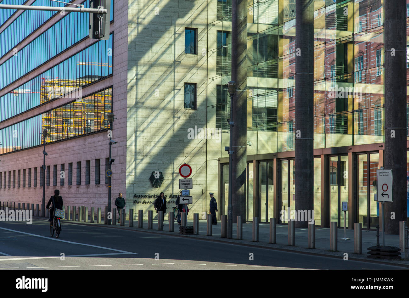 Berlino, Germania, downtown, quartiere Mitte, il ministero tedesco degli affari esteri, Foto Stock