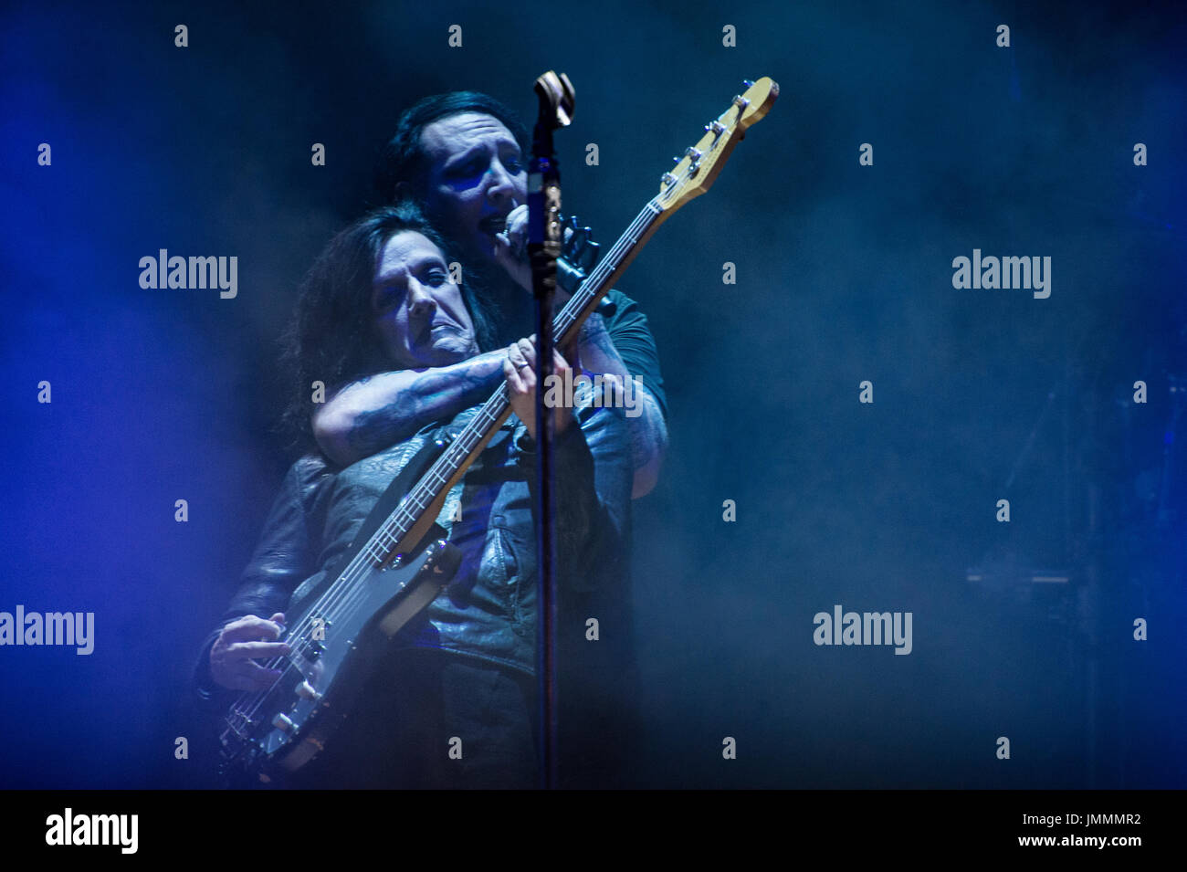 Marilyn Manson, in concerto a Roma Capannelle Arena, Roma, Italia Foto Stock