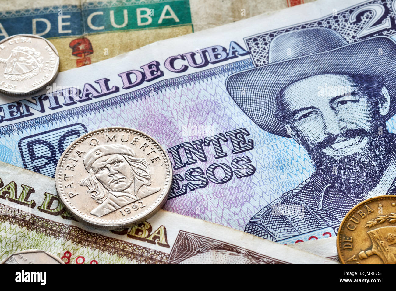 Chiudere l immagine del peso cubano, la profondità di campo. Foto Stock