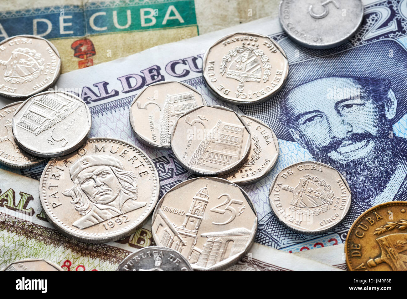 Chiudere l immagine del peso cubano, la profondità di campo. Foto Stock