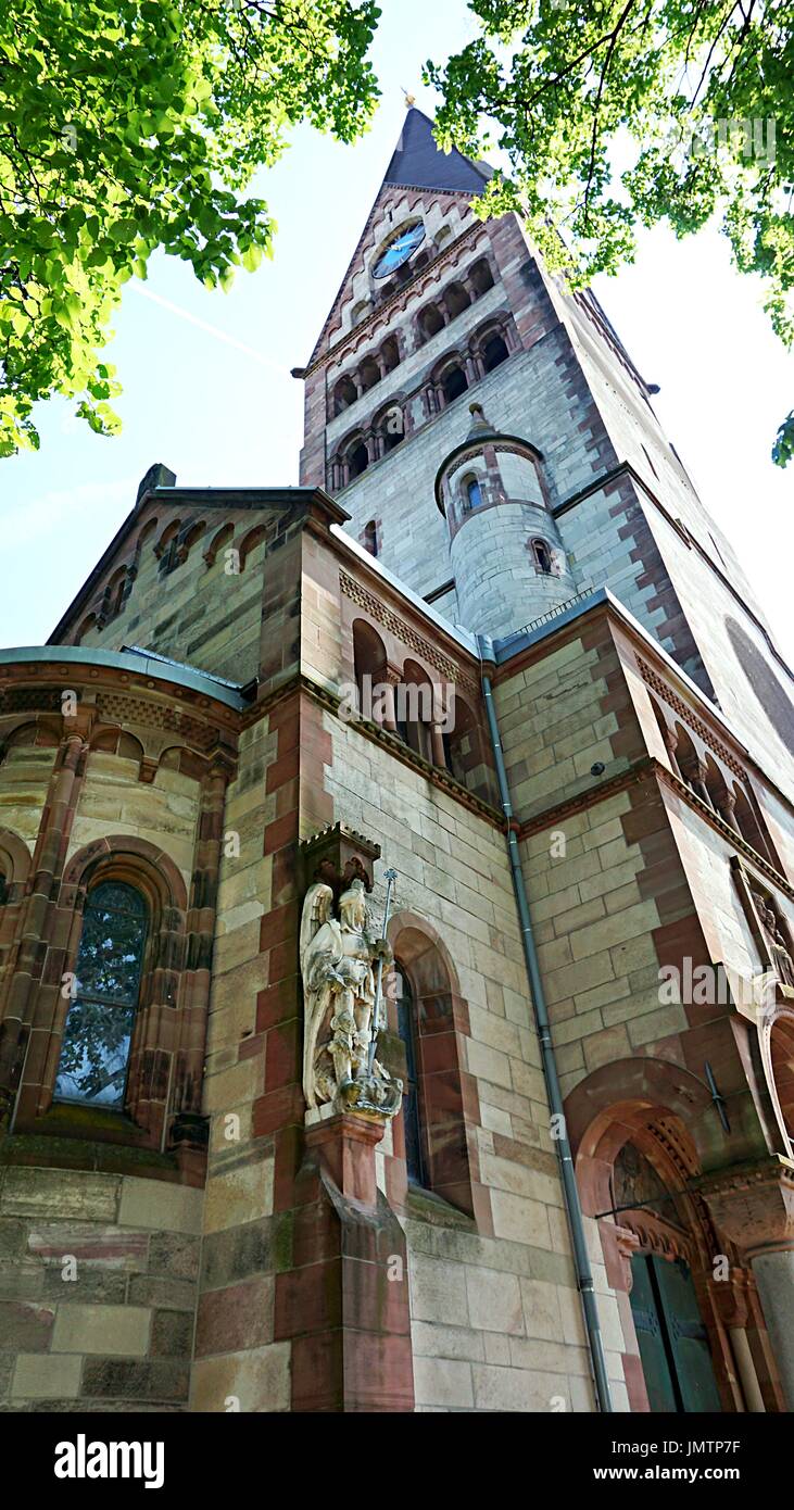 Herz-Jesu-chiesa o il Sacro Cuore di Gesù chiesa di Ettlingen, Germania Foto Stock