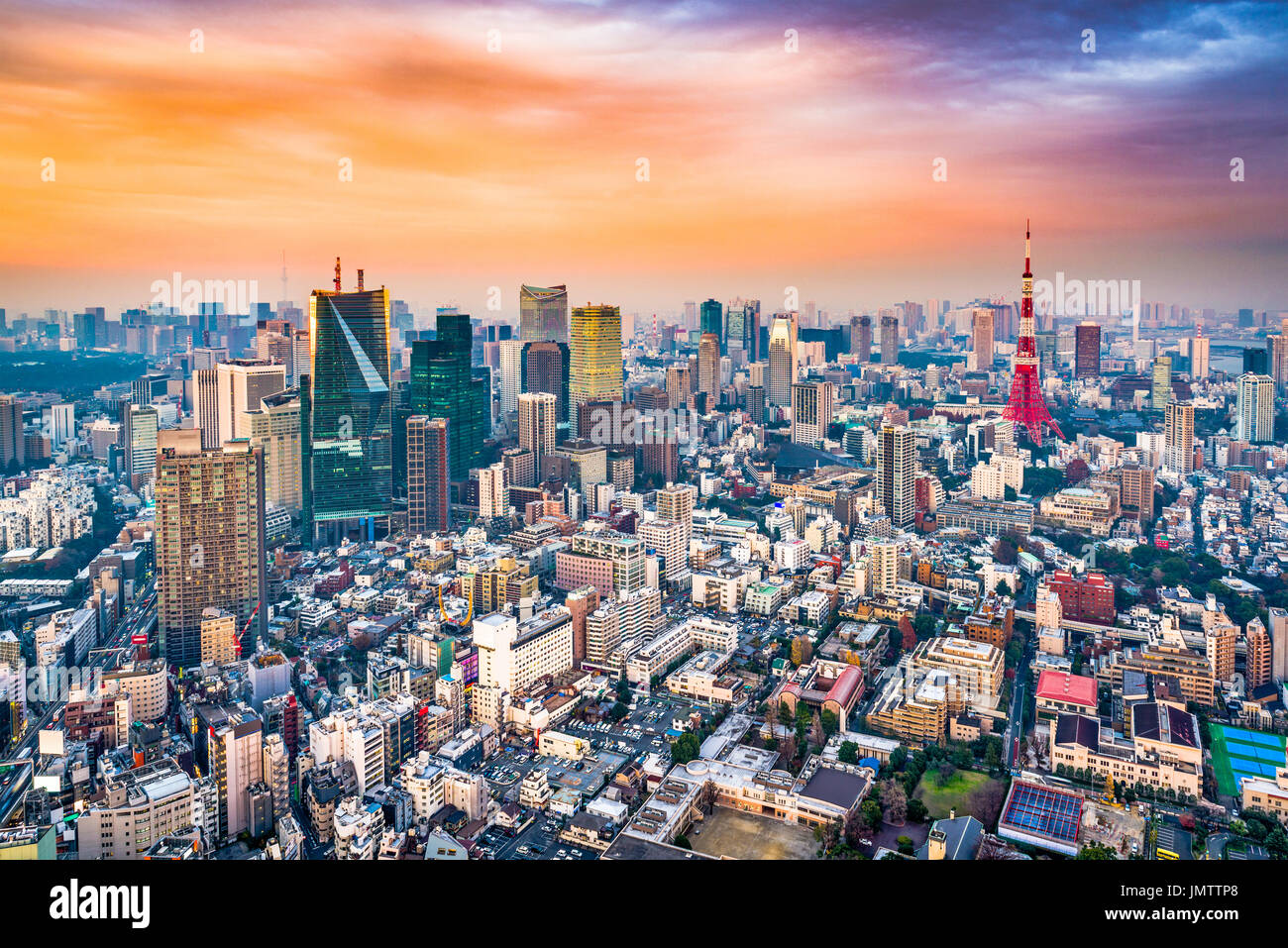 Tokyo, Giappone skyline. Foto Stock