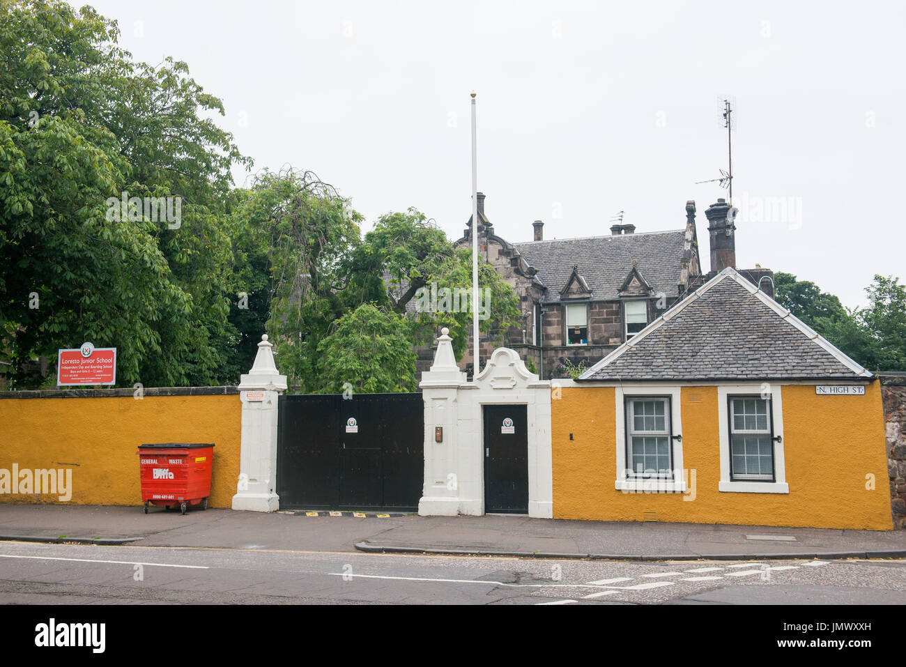 Foto: Loretto Junior School GV, Musselburgh, Scozia, Boarding School Foto Stock