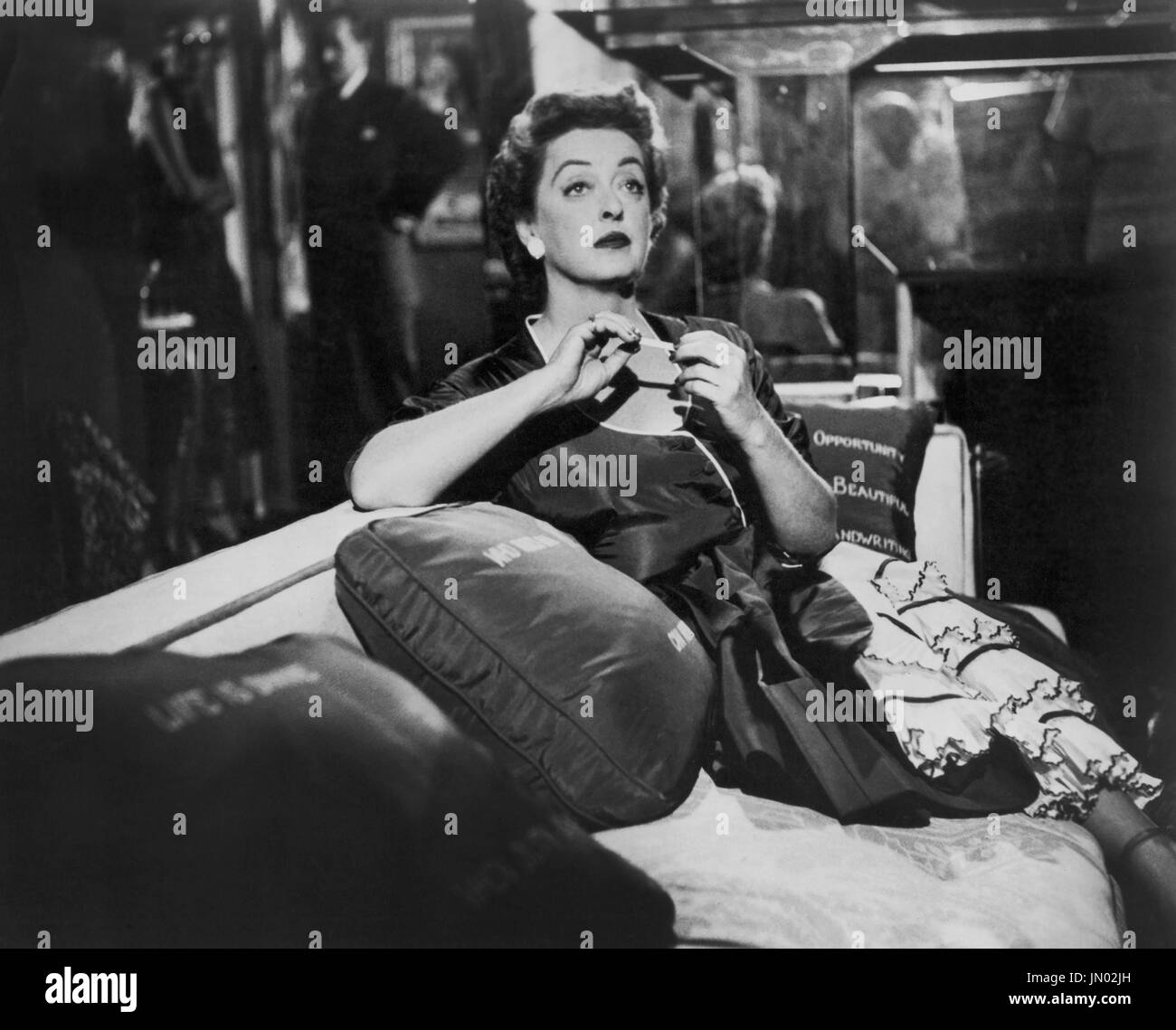 Bette Davis, sul set del film "La Stella", ventesimo Century-Fox, 1952 Foto Stock