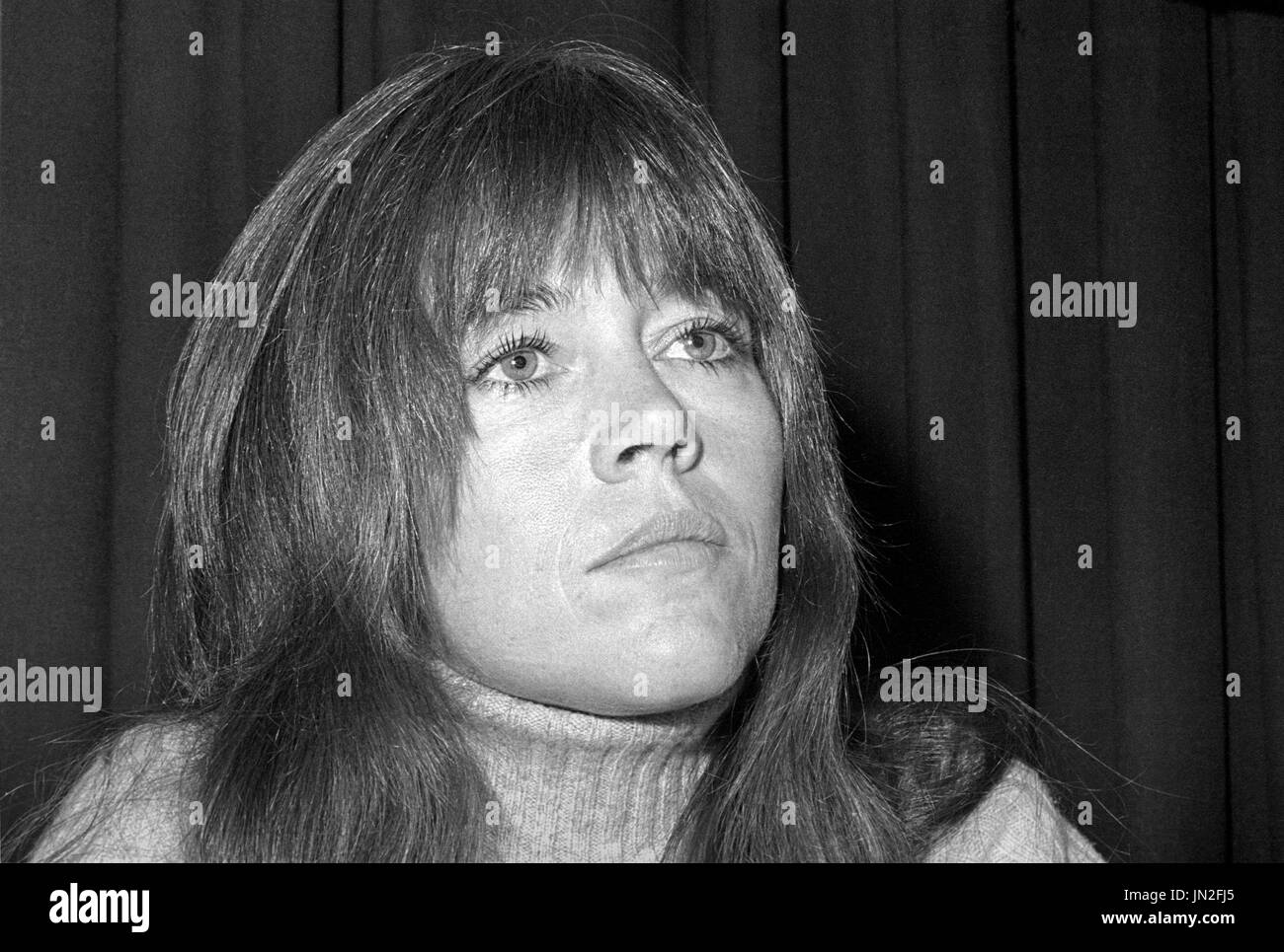 L'attrice Jane Fonda nel 1975 Foto Stock