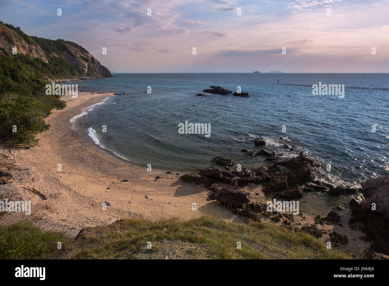 Punto di vista sulla montagna di Thailandia isola Foto Stock