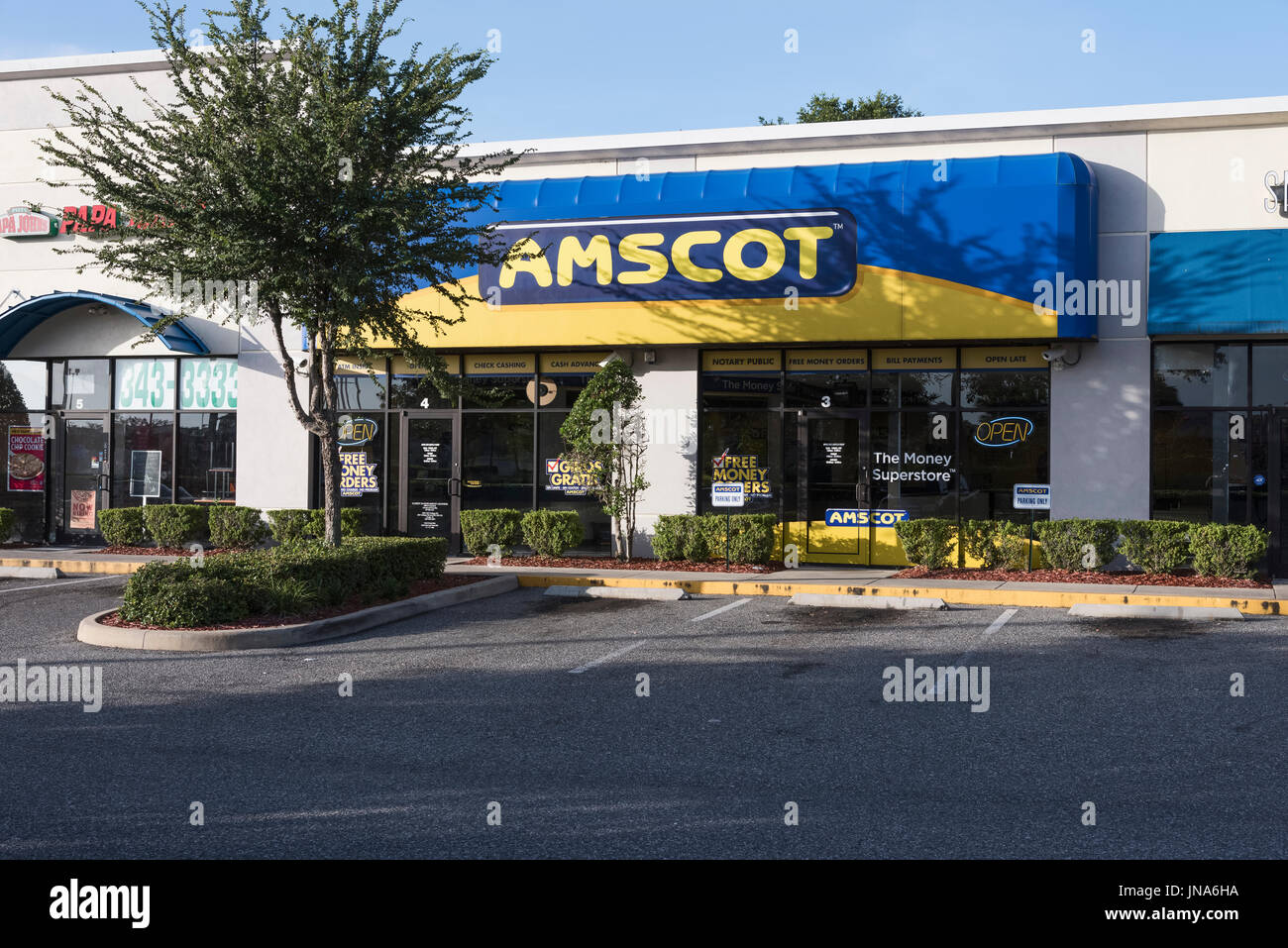 Amscot il denaro Superstore Foto Stock