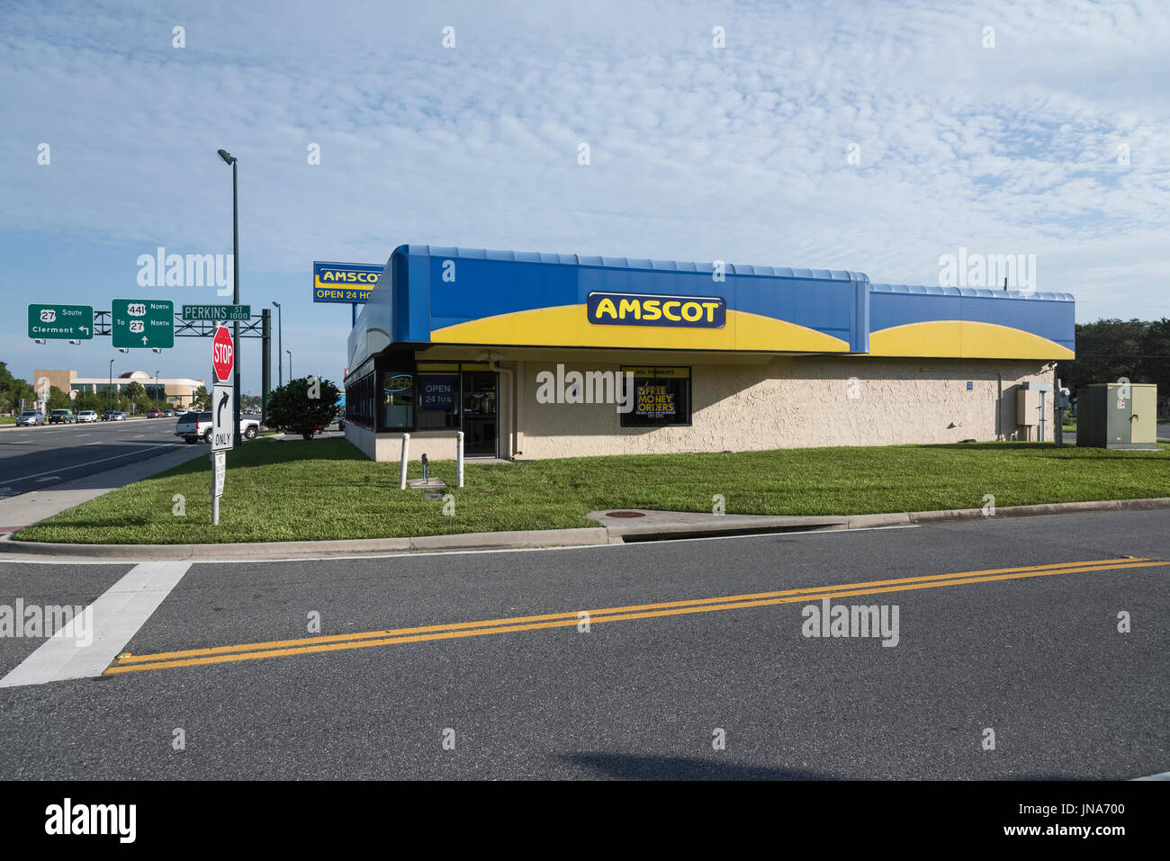 Amscot il denaro Superstore Foto Stock