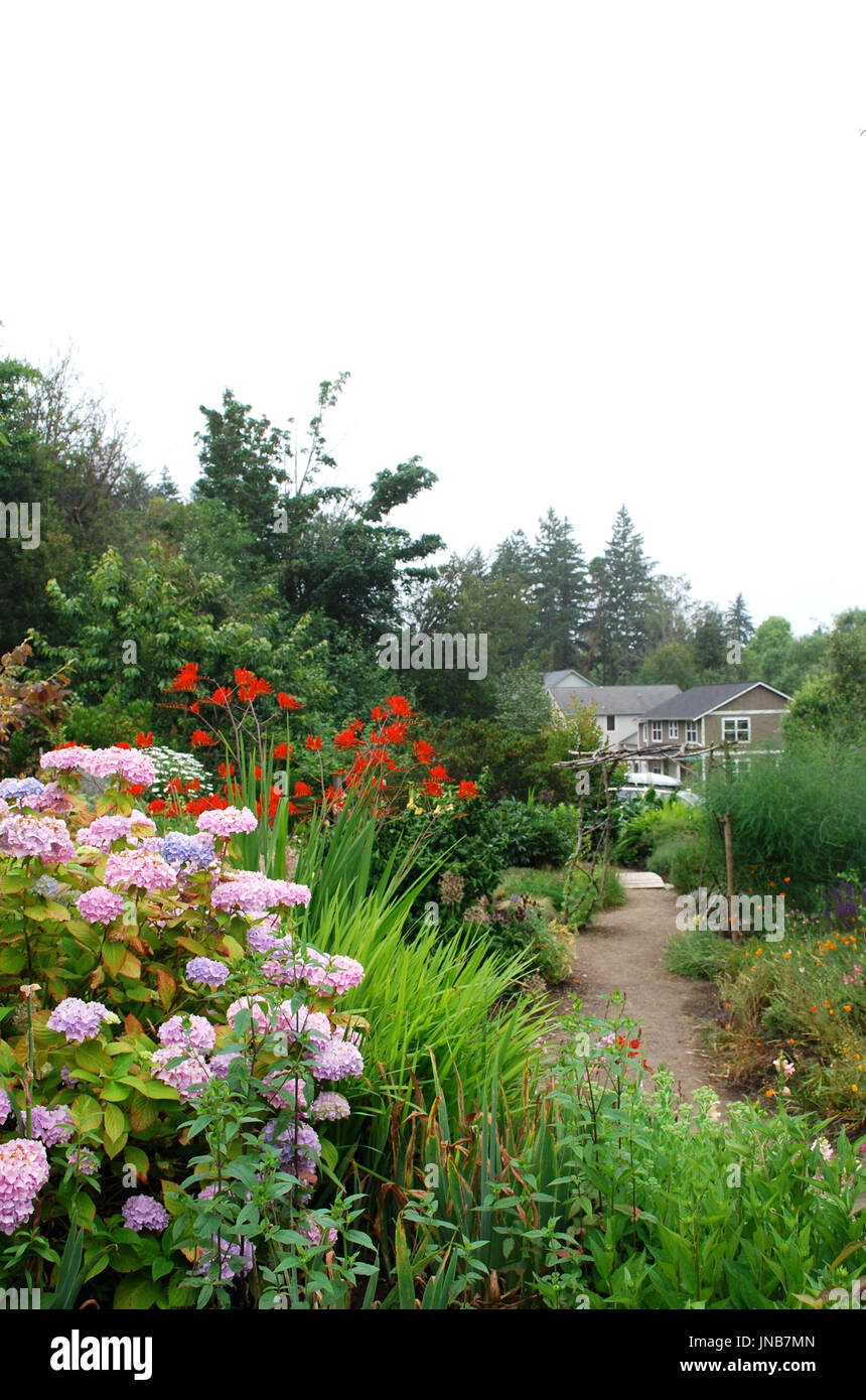 Bainbridge giardini in fiore Tour, Bainbridge Island, WA USA Foto Stock
