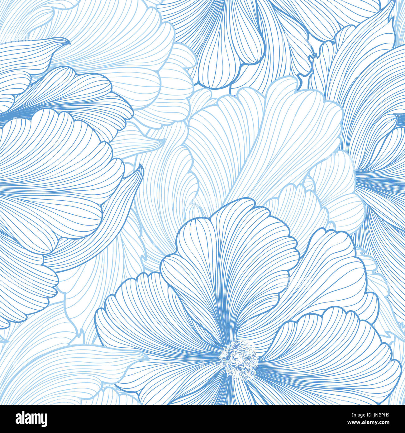 Floral background senza giunture. Modello di vettore con splendida peonia fiore. Dolce fiorire sfondo con colori pastello. Seamless pattern possono essere usati i Foto Stock Floral background senza giunture. Modello di vettore con splendida peonia fiore. Dolce fiorire sfondo con colori pastello. Seamless pattern possono essere usati i Foto Stock