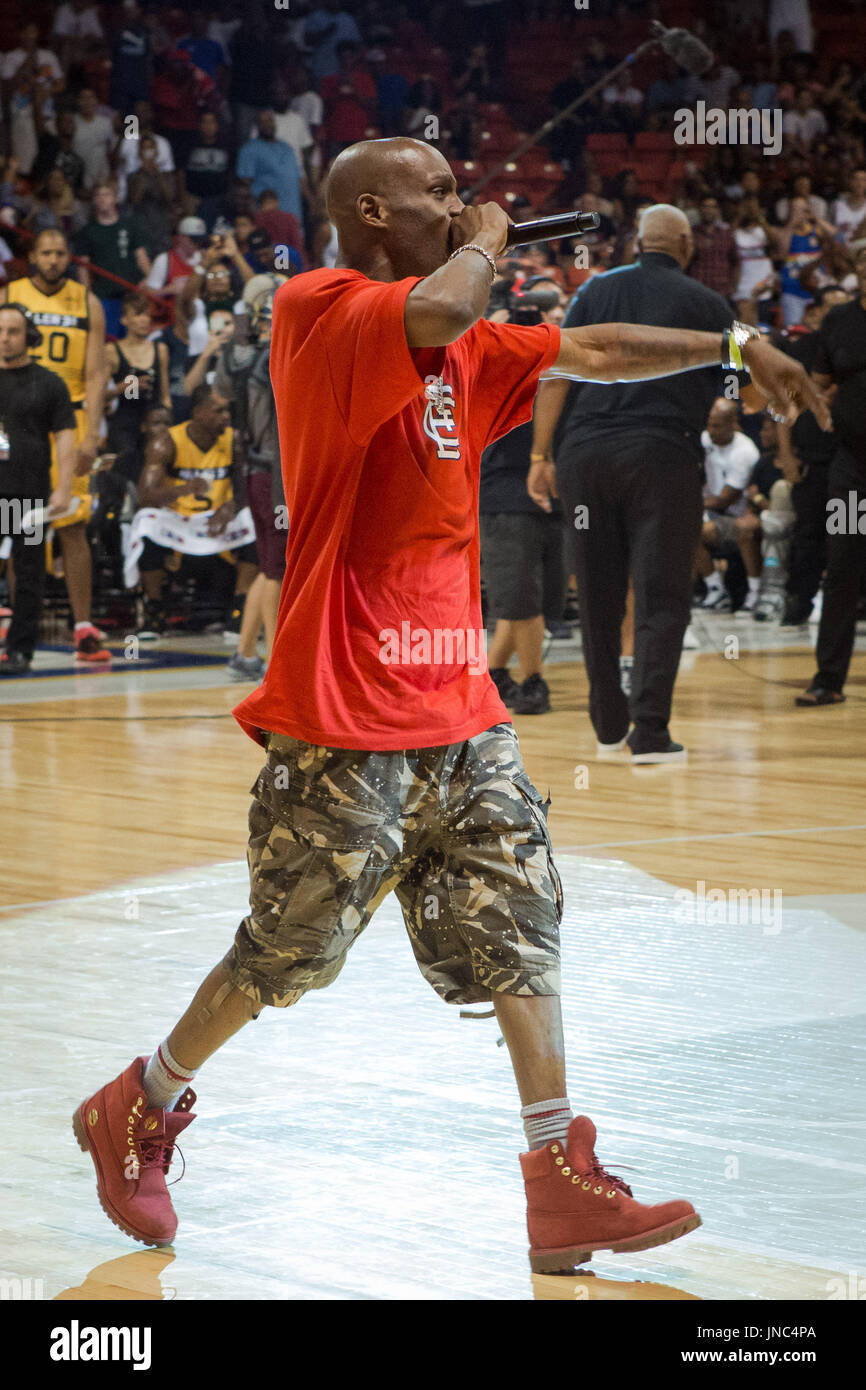 Il rapper dmx esegue big3 Foto Stock
